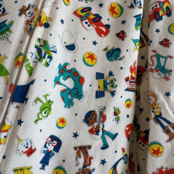 Disney Parks World of Pixar Collection Kids zip Hoodie Boys/Girls Medium - Picture 2 of 6